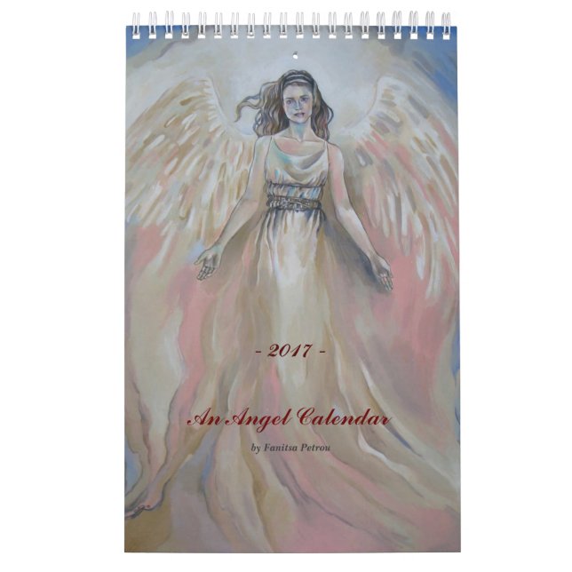 Um calendário 2017 do anjo - pequeno (Capa)