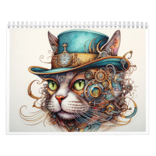 Um calendário com um gato (Capa)