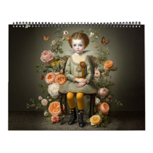 Um Calendário de Muro de Whimsey 2026