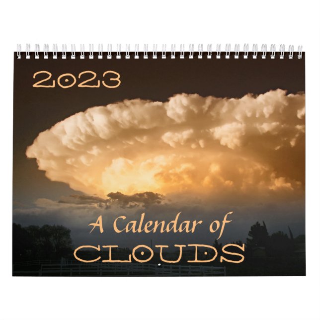 Um Calendário de Nuvens com Poesia e Cotações 2023 (Capa)