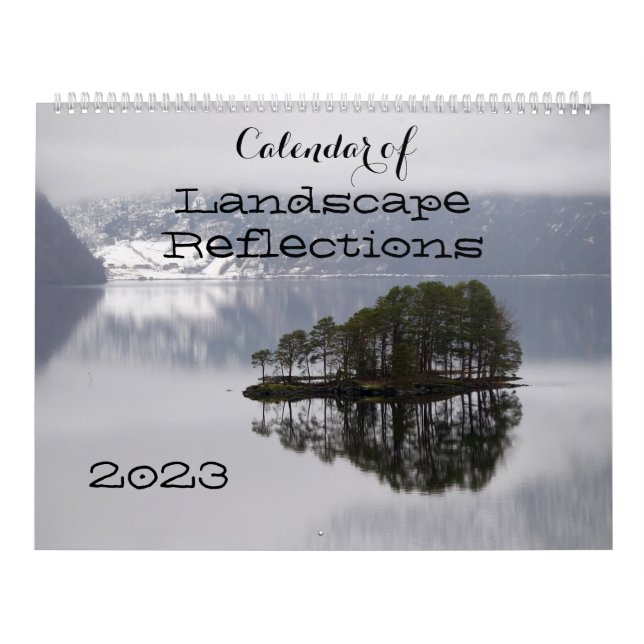 Um calendário de reflexões de paisagem para 2023 (Capa)