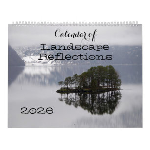 Um calendário de reflexões de paisagem para 2025