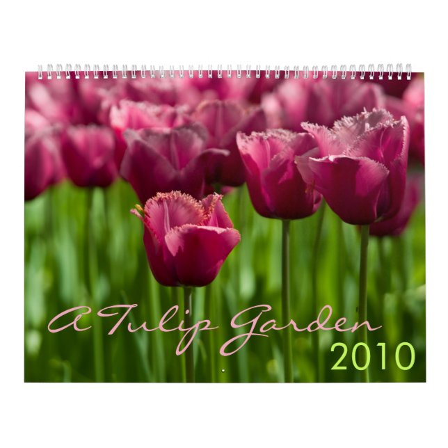 Um calendário do jardim 2010 da tulipa (Capa)
