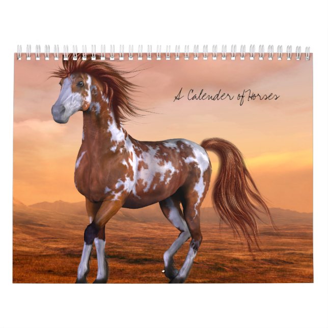 Um calendário dos cavalos (Capa)
