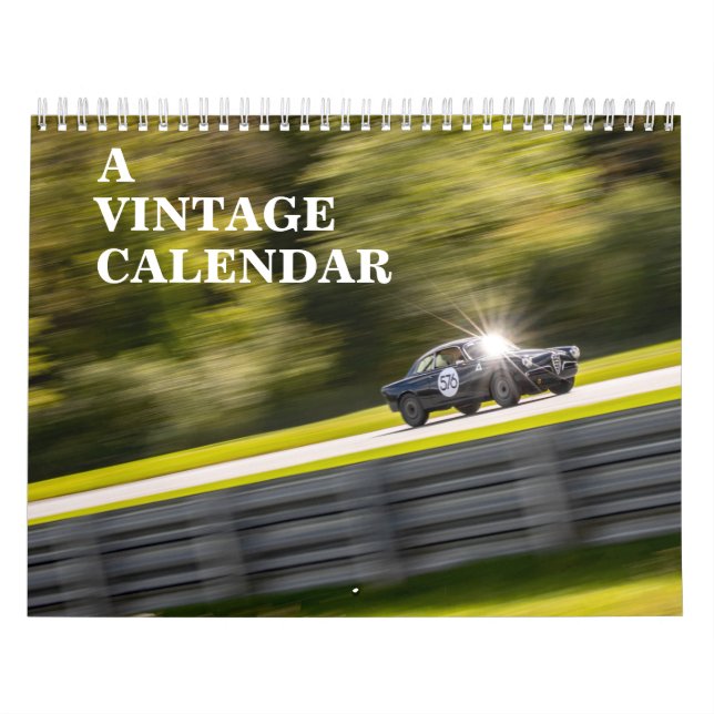 Um Calendário Vintage (Capa)