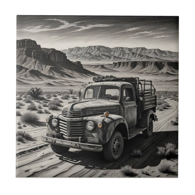 Um caminhão no deserto (Frente)