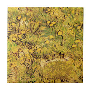 Um Campo de Flores Amarelas por Vincent van Gogh