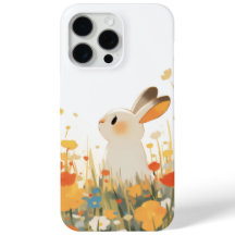 Um Campo Floral Selvagem de Coelho