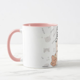 Um caneca A Love You Meow e Kitty para o seu queri