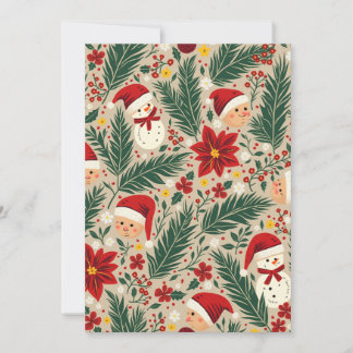 Um cartão acolhedor de Natal