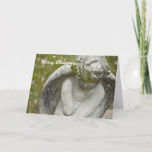 Um Cartão Anjo de Natal