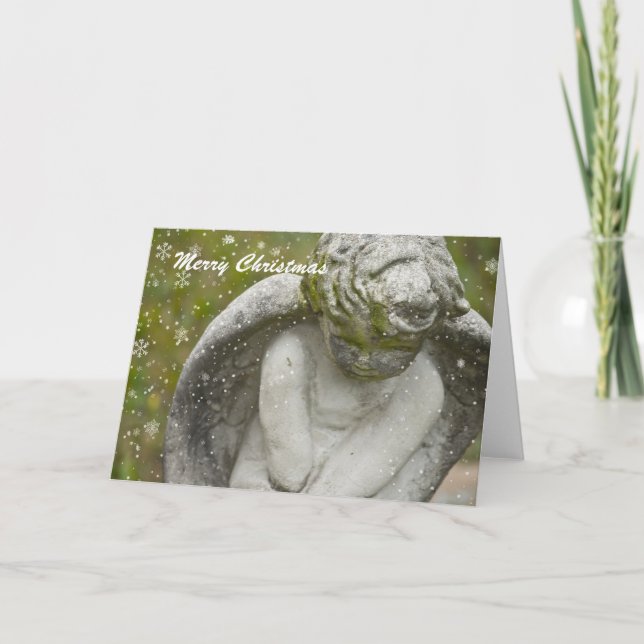 Um Cartão Anjo de Natal (Frente)