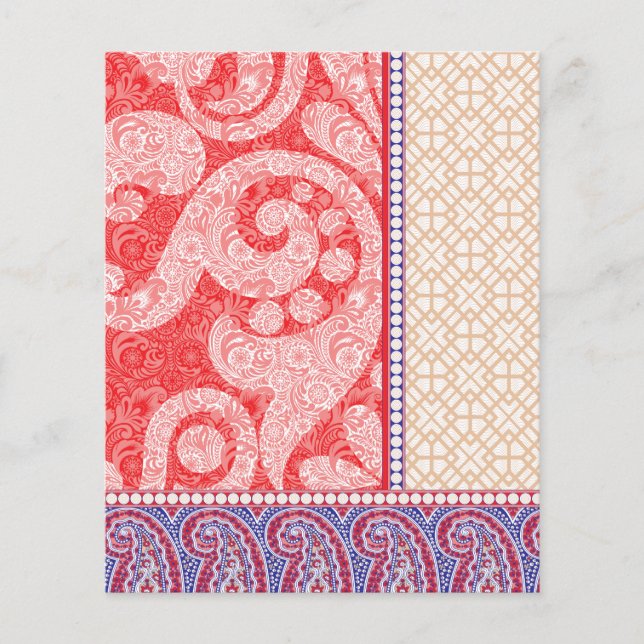 um cartão com coração vermelho (Frente)