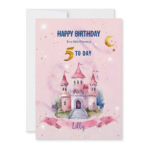Um cartão de aniversário de fantasia fofo