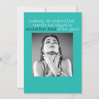 Um cartão de aniversário divertido para uma garota