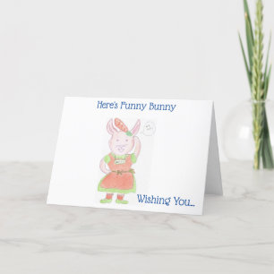 Um Cartão de Aniversário para Crianças Bonitas e T