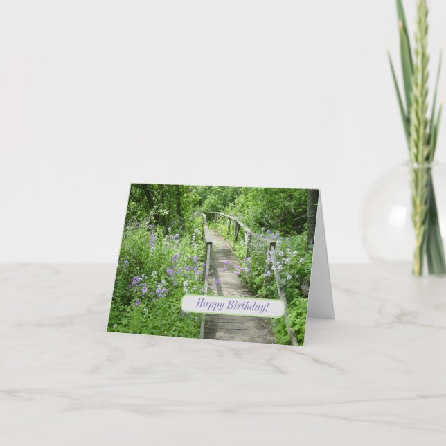 Um Cartão de Aniversário Sem Caminho (Frente)