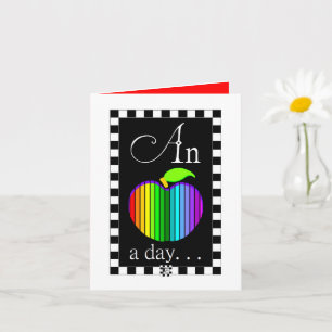 Um cartão de busca Apple a Day