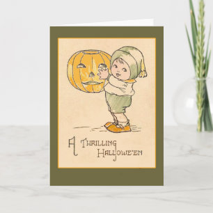 Um cartão de excitação da arte do vintage do Di