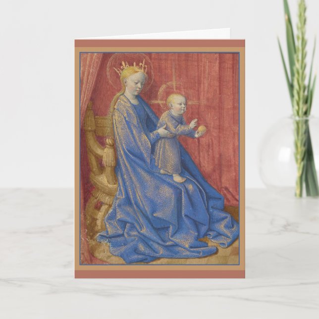 UM CARTÃO DE FERIADO DE NATAL DE FAMÍLIA (Frente)