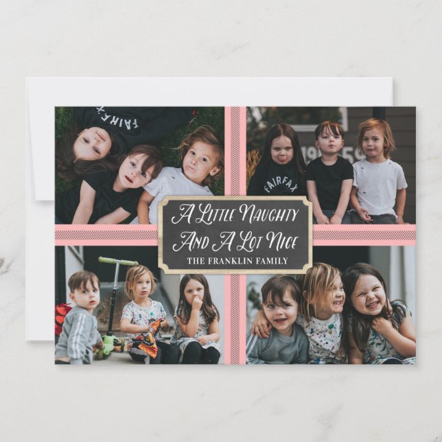 Um Cartão de Férias Um Pouco Malvado e Muito Bom (Frente)