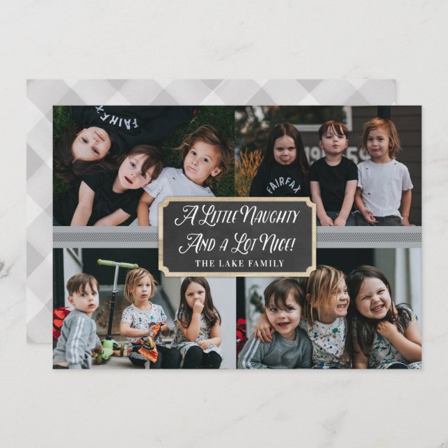 Um Cartão de Férias Um Pouco Malvado e Muito Bom (Frente/Verso)