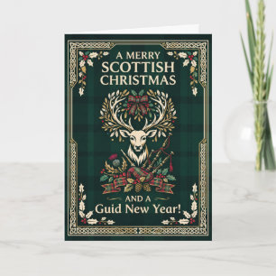 Um cartão de Natal das Highlands muito escocês