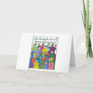 Um cartão de Natal do mundo