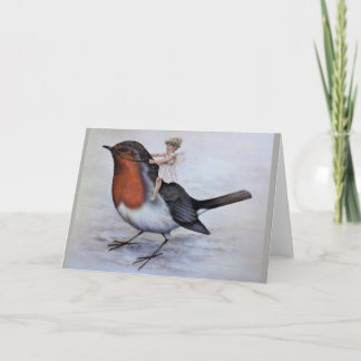 Um cartão de Natal feericamente