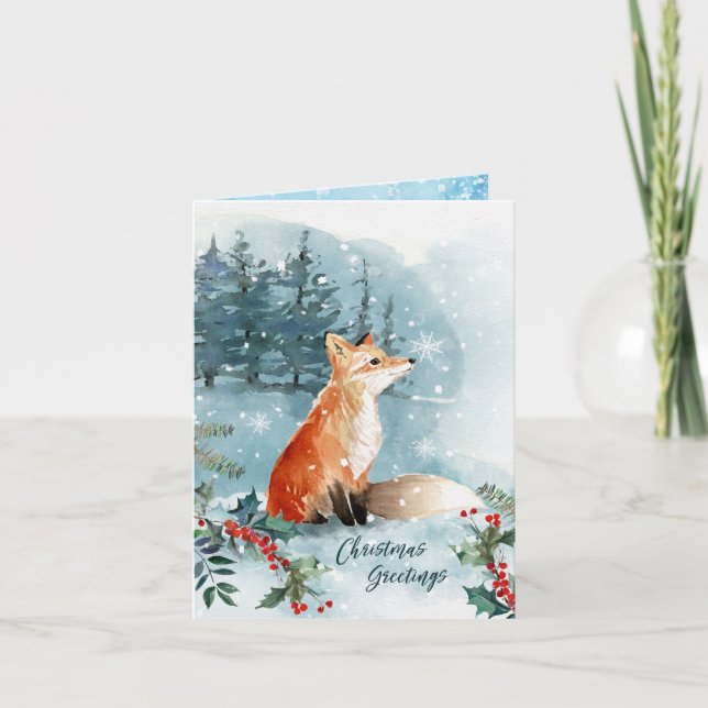 Um Cartão de Natal Fofo (Frente)