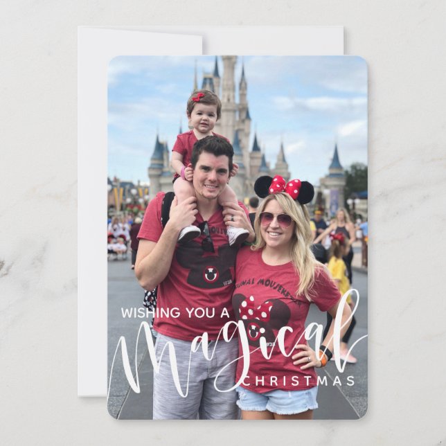 Um cartão de Natal mágico (Frente)