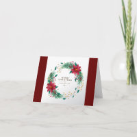 Um cartão de Natal para funcionários