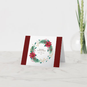 Um cartão de Natal para funcionários