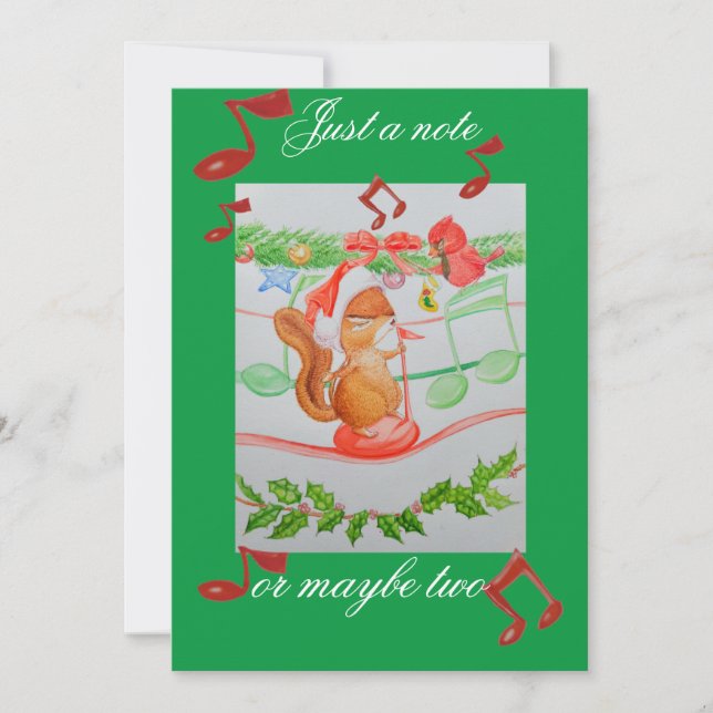 Um cartão de Natal para os netos (Frente)