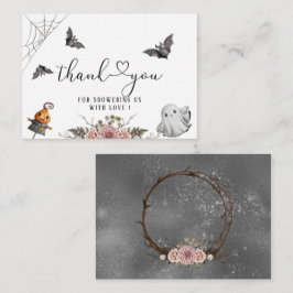 Um cartão de nota do Little Boo Halloween