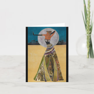 Um cartão de saudação de Momento de Fava