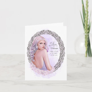 Um Cartão de Saudação de Mulher Junho