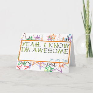 Um Cartão de Saudação Único para Graduação ou Aniv