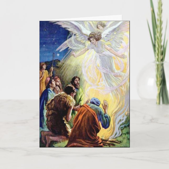 Um Cartão de Saudações Personalizado de Oração de  (Frente)