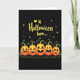 Um cartão divertido de Halloween
