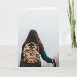 Um cartão dos pais para sua criança aventurosa