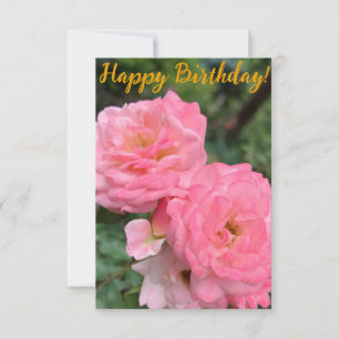 Um cartão "Parabéns!"