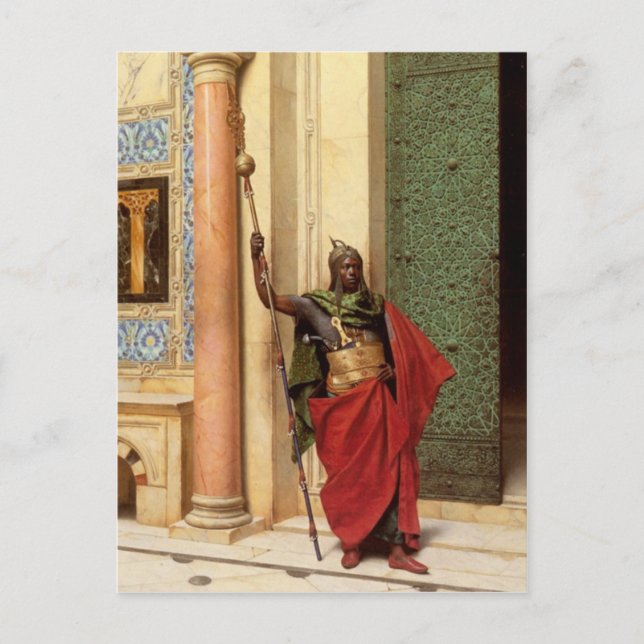 Um cartão postal da Guarda Nubiana (Frente)