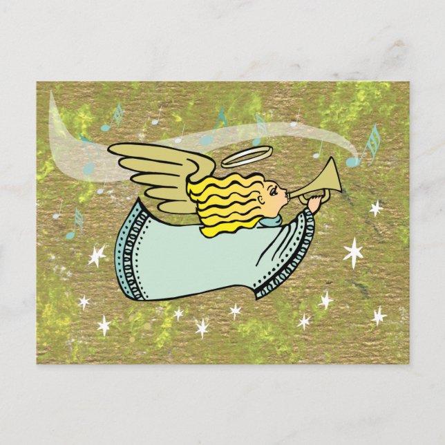 Um cartão postal de Melodia Angelical (Frente)