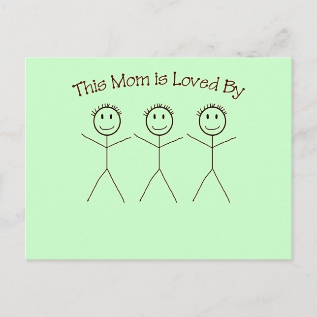 Um cartão postal para a mãe (Frente)