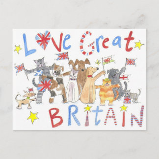 Um cartão postal patriótico maravilhoso