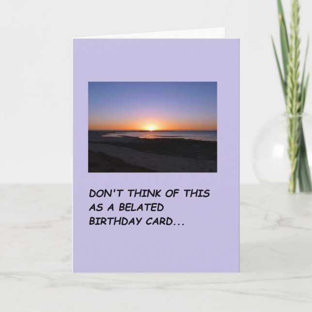 Um cartão que diz desculpe por ter esquecido seu a (Frente)