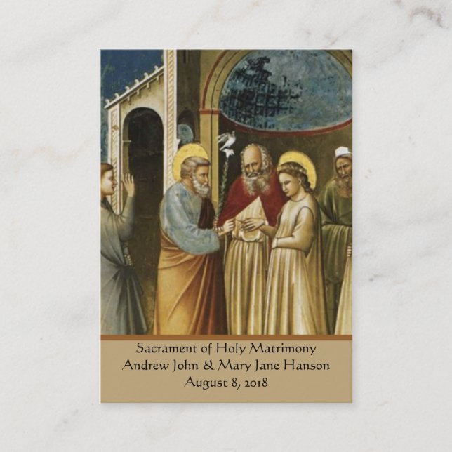 Um cartão santamente do favor católico da oração (Frente)