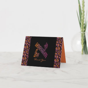 Um Cartões de agradecimentos Aleph Bar Bat Mitzvah