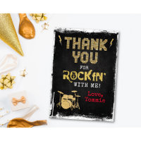 Um Cartões de agradecimentos de aniversário Rockst